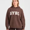 Varsity Oversized Knitted Hoodie