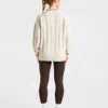 Athletics Oversized Knitted 1/4 Zip