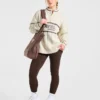 Athletics Oversized Knitted 1/4 Zip