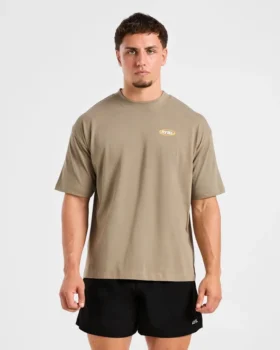 Athletics Script Oversized T Shirt