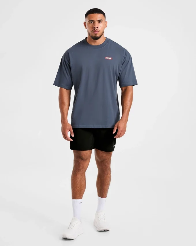 Athletics Script Oversized T Shirt