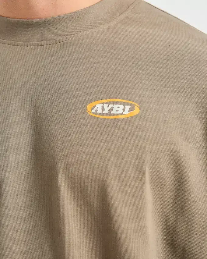 Athletics Script Oversized T Shirt