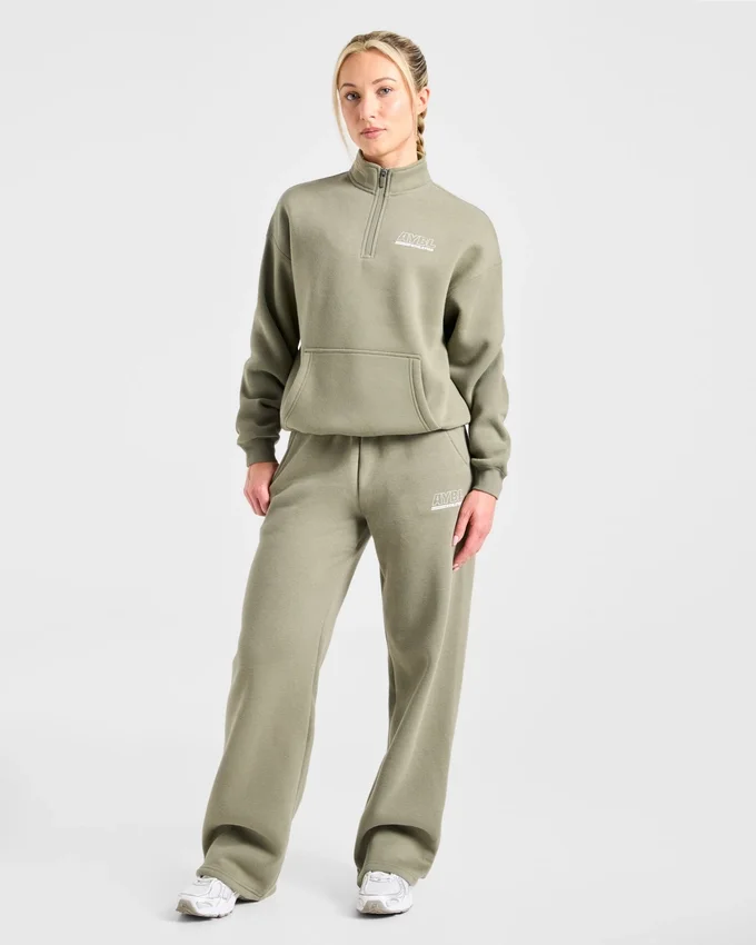 Athletics Track Oversized 1/4 Zip Pullover