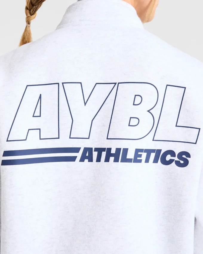Athletics Track Oversized 1/4 Zip Pullover