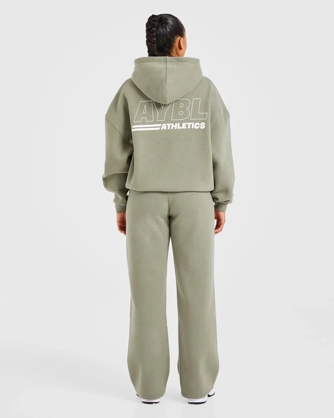Athletics Track Oversized Hoodie