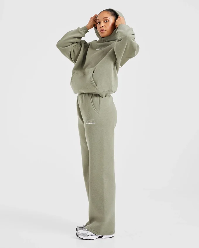 Athletics Track Oversized Straight Leg Joggers