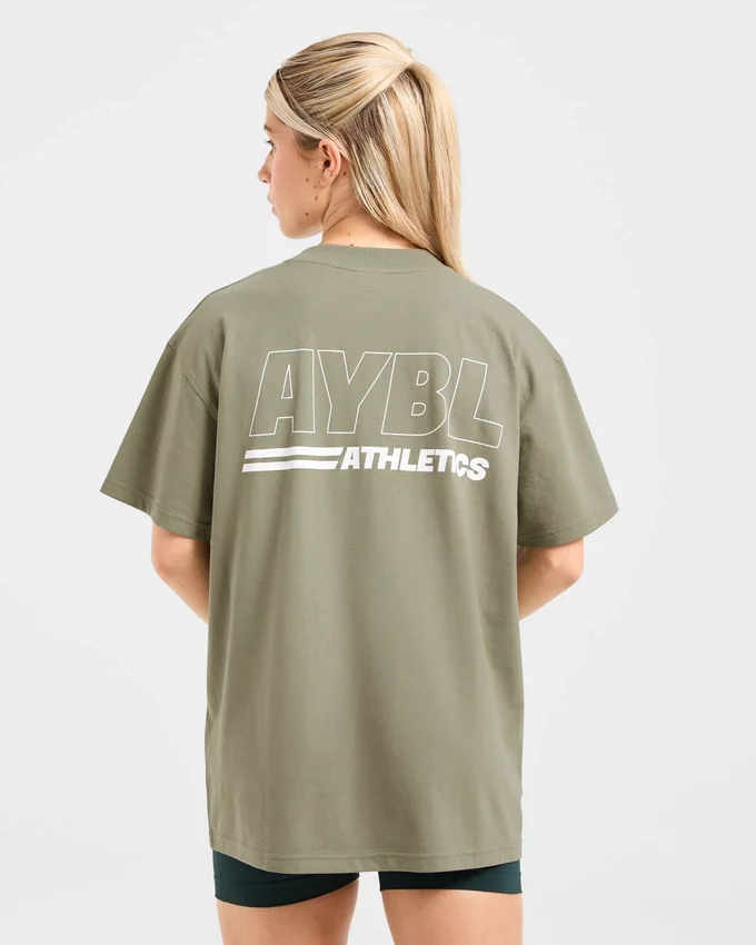 Athletics Track Oversized T Shirt