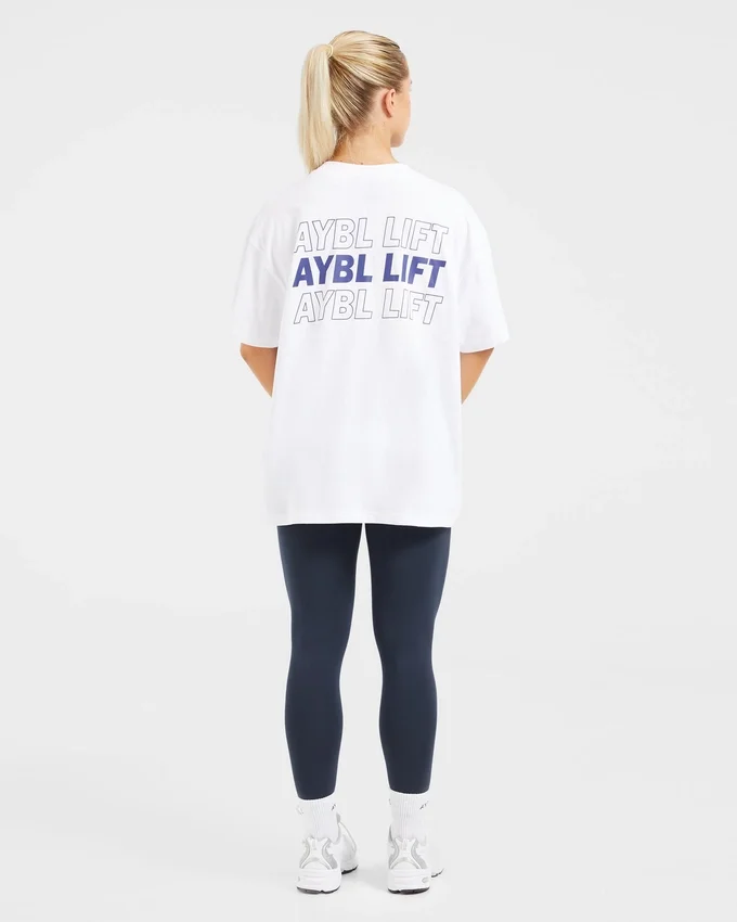 AYBL Lift Italic Oversized T Shirt