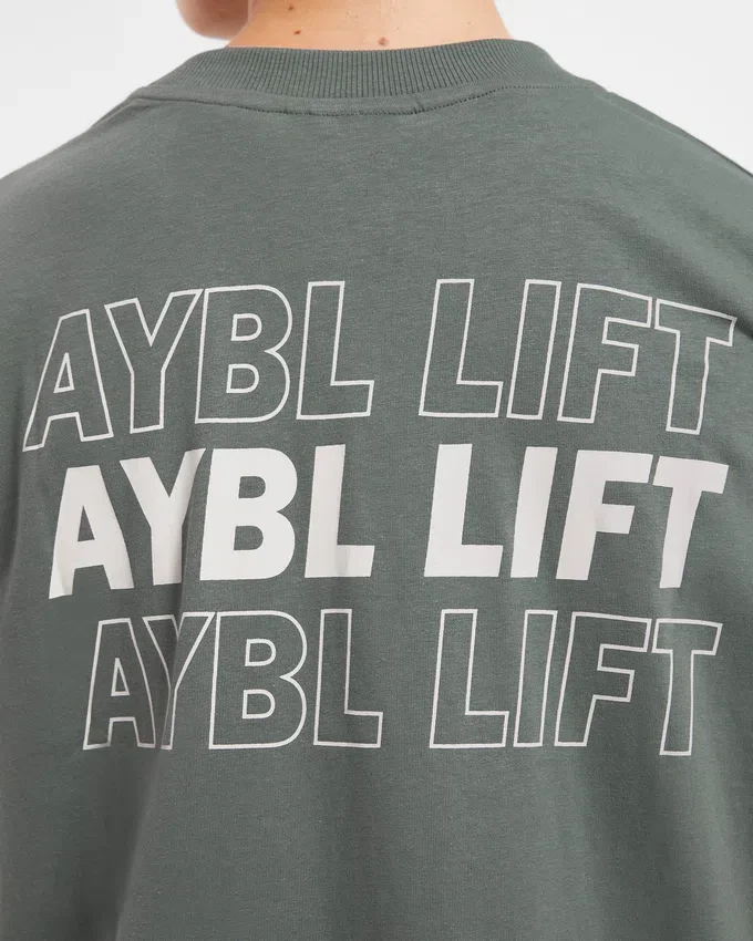 AYBL Lift Italic Oversized T Shirt