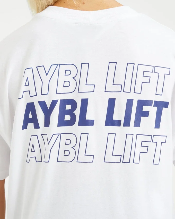 AYBL Lift Italic Oversized T Shirt