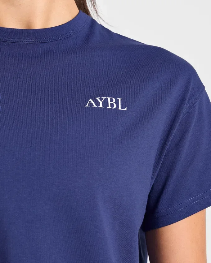 AYBL Sports Club Script Oversized T Shirt