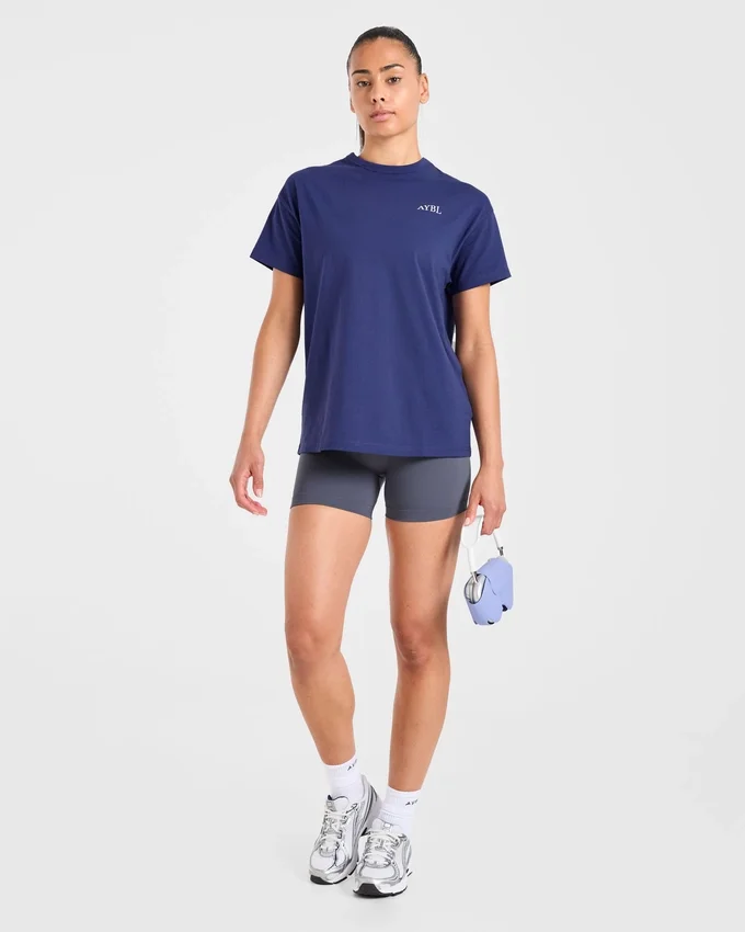 AYBL Sports Club Script Oversized T Shirt