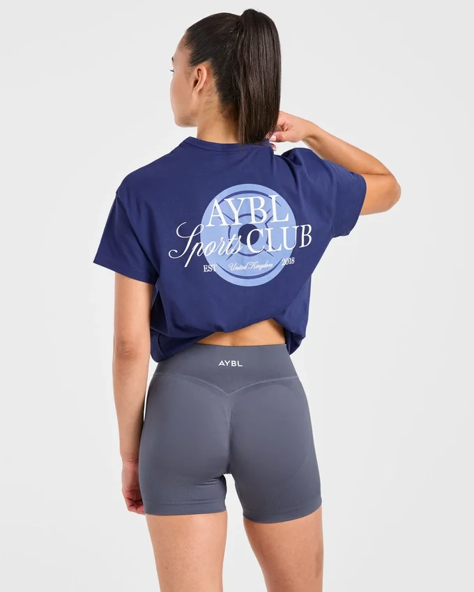 AYBL Sports Club Script Oversized T Shirt