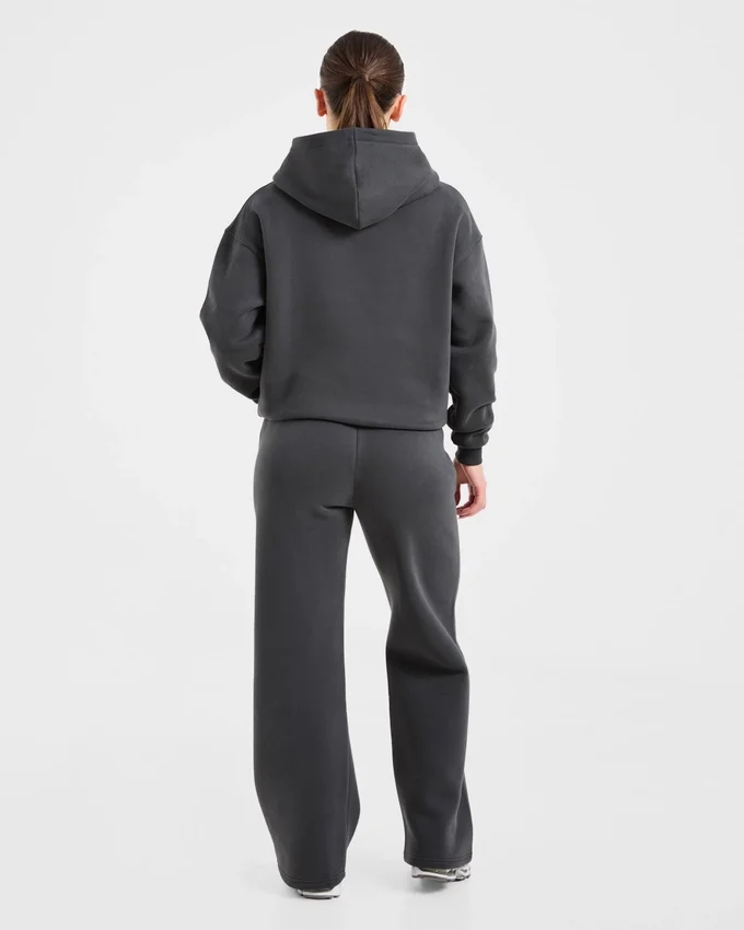 AYBL Sports Outline Oversized Straight Leg Joggers