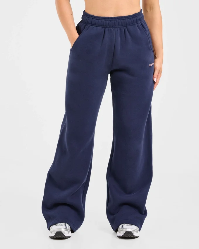 AYBL Sports Outline Oversized Straight Leg Joggers