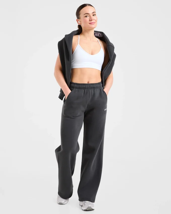 AYBL Sports Outline Oversized Straight Leg Joggers