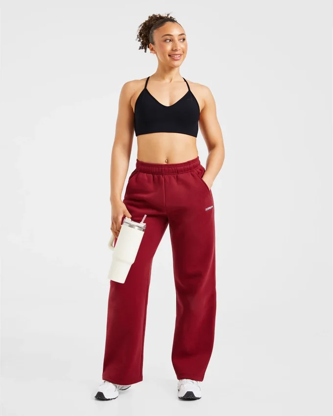 AYBL Sports Outline Oversized Straight Leg Joggers