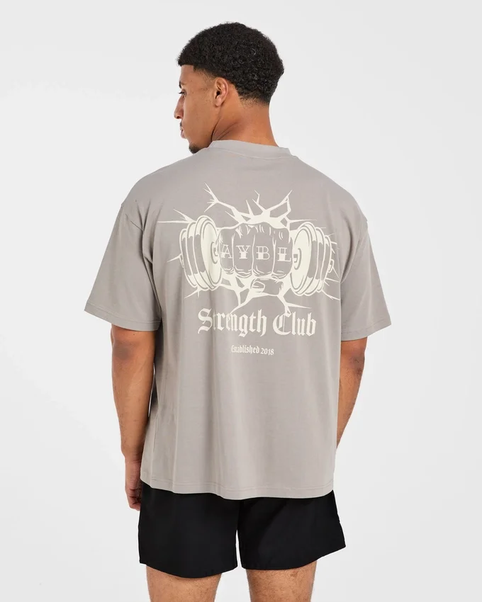 AYBL Strength Club Oversized T Shirt