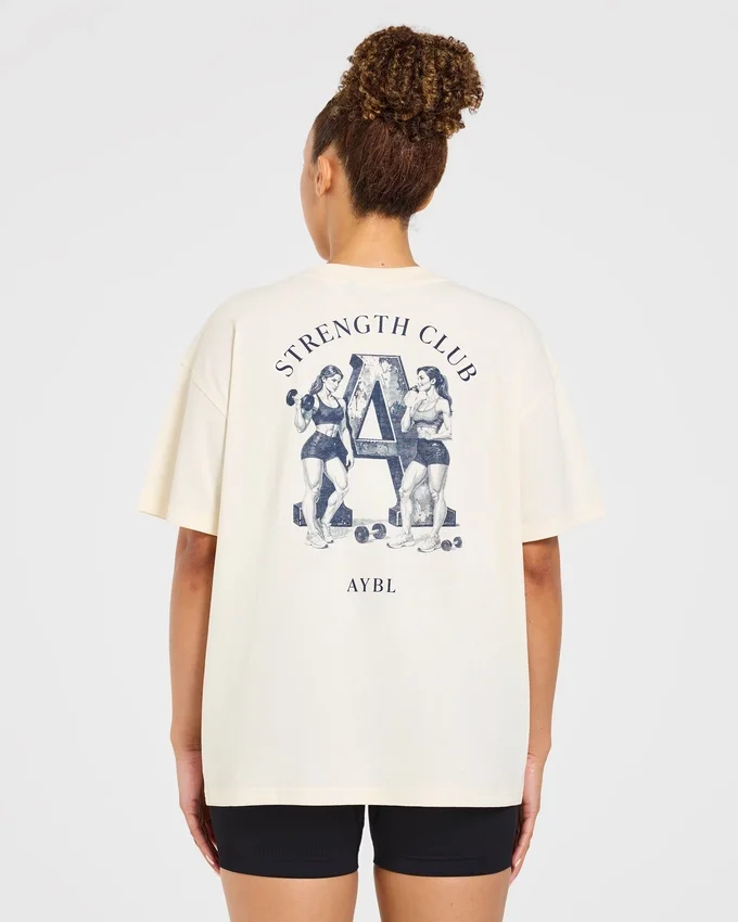 AYBL Strength Club Oversized T Shirt