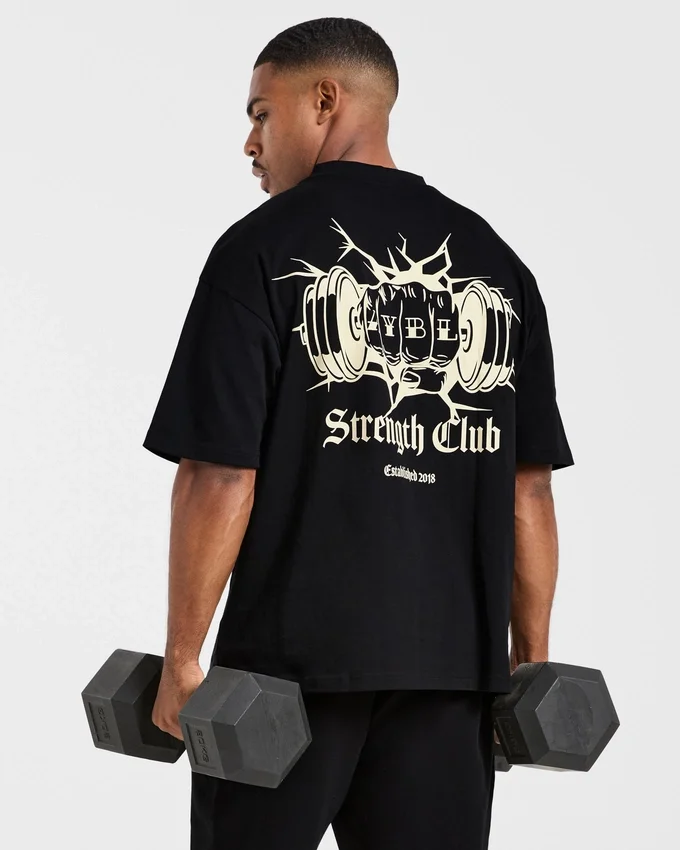 AYBL Strength Club Oversized T Shirt