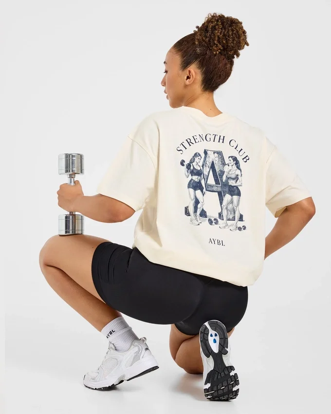 AYBL Strength Club Oversized T Shirt