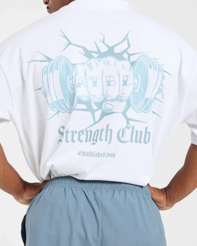 AYBL Strength Club Oversized T Shirt