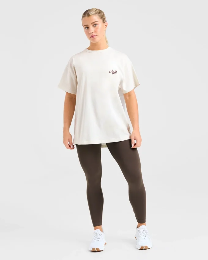 Body Achieve Mind Believe Oversized T Shirt