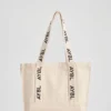 Branded Strap Tote Bag