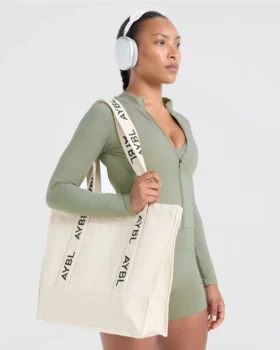 Branded Strap Tote Bag