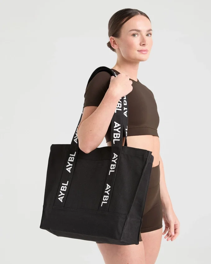 Branded Strap Tote Bag
