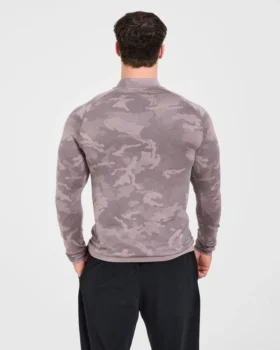 Camo Seamless 1/4 Zip Pullover