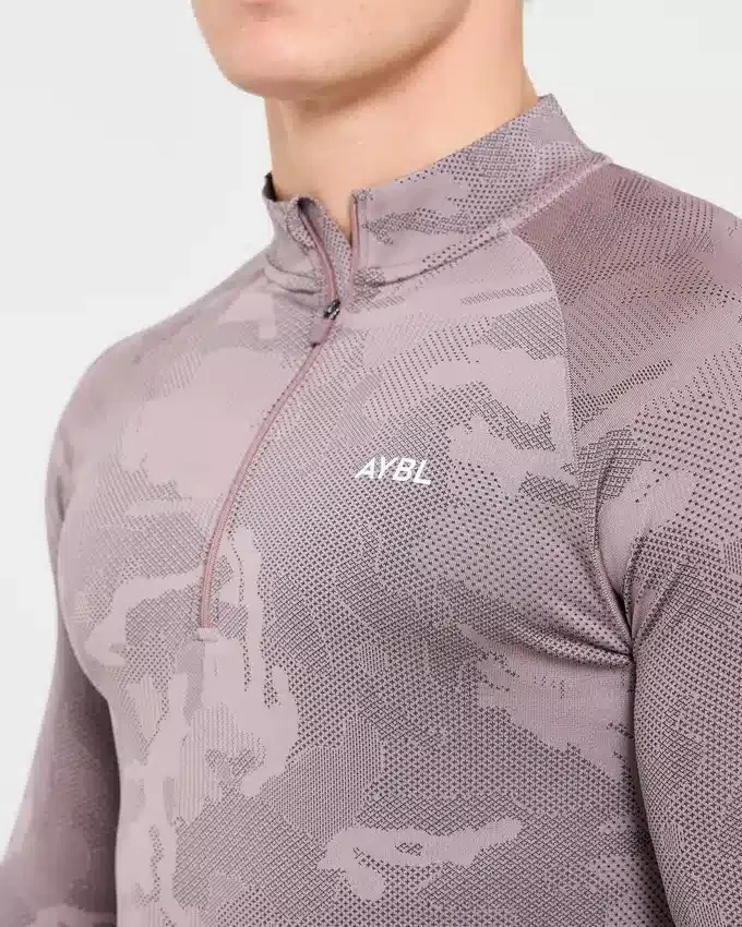 Camo Seamless 1/4 Zip Pullover