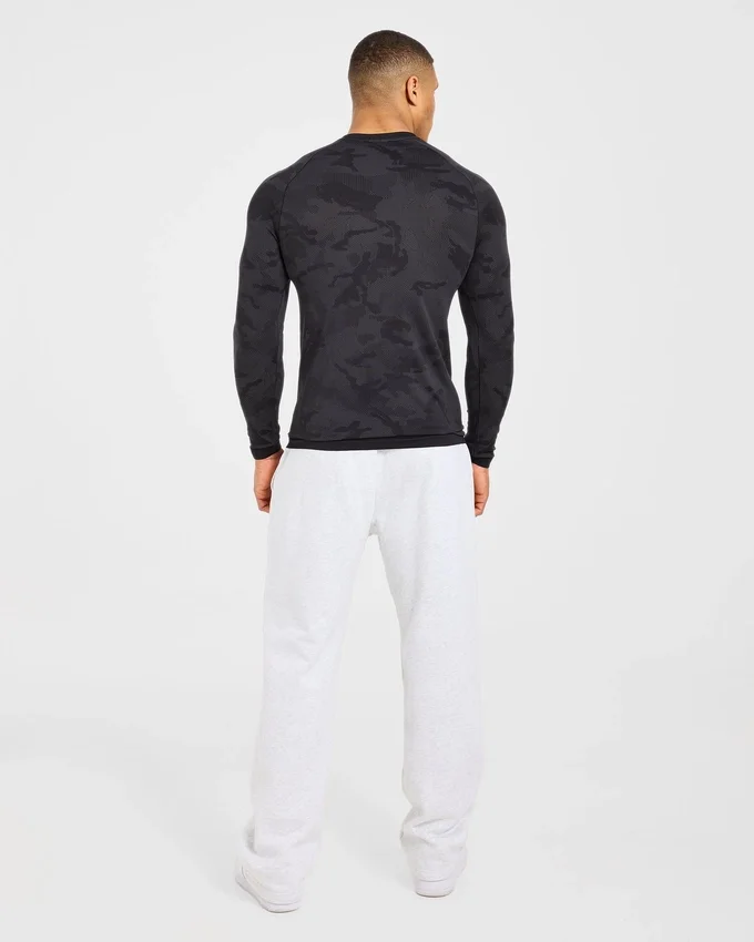 Camo Seamless Long Sleeve T Shirt