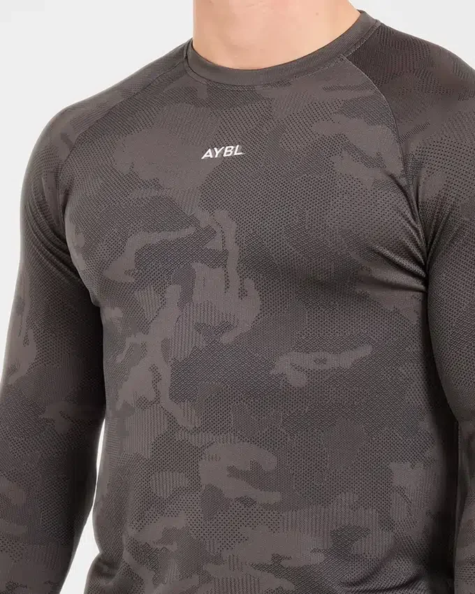 Camo Seamless Long Sleeve T Shirt