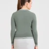 Classic Knitted Long Sleeve Polo