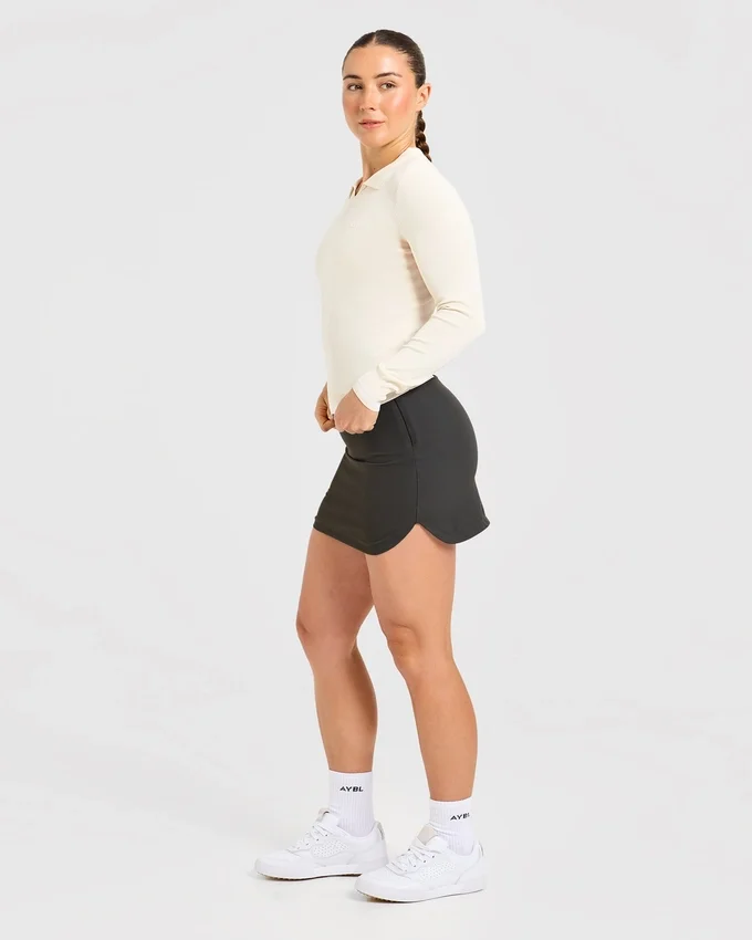 Classic Knitted Long Sleeve Polo