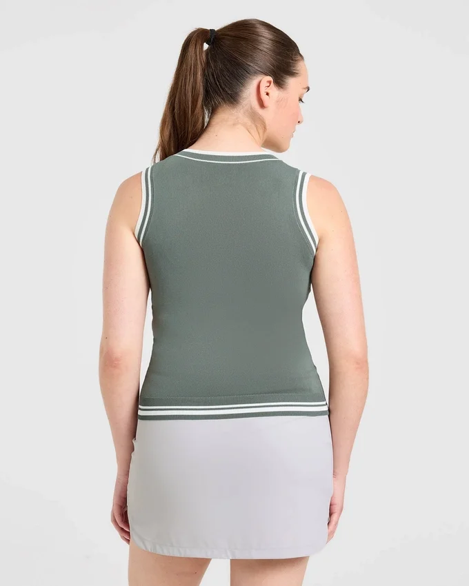 Classic Knitted V Neck Vest