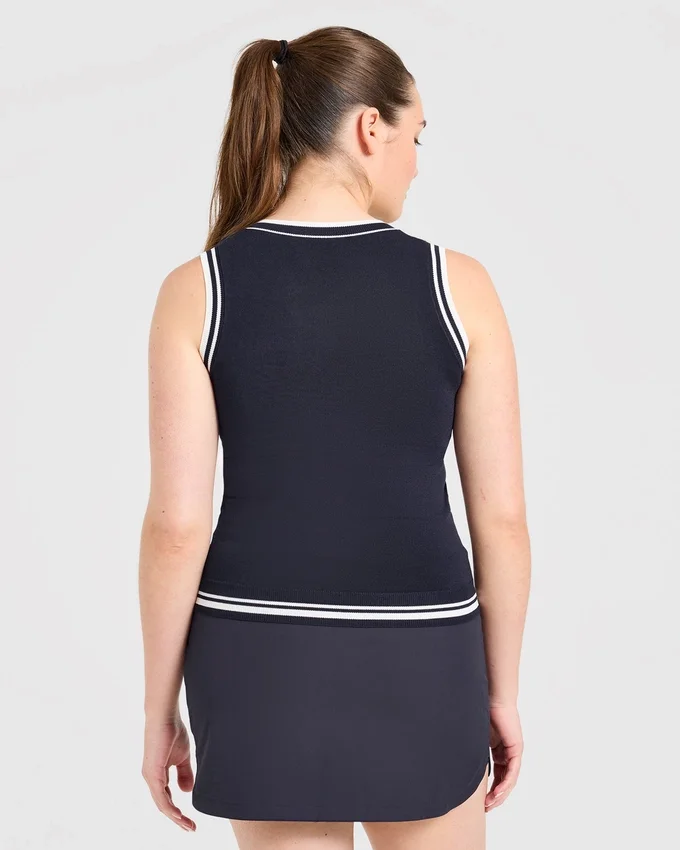 Classic Knitted V Neck Vest