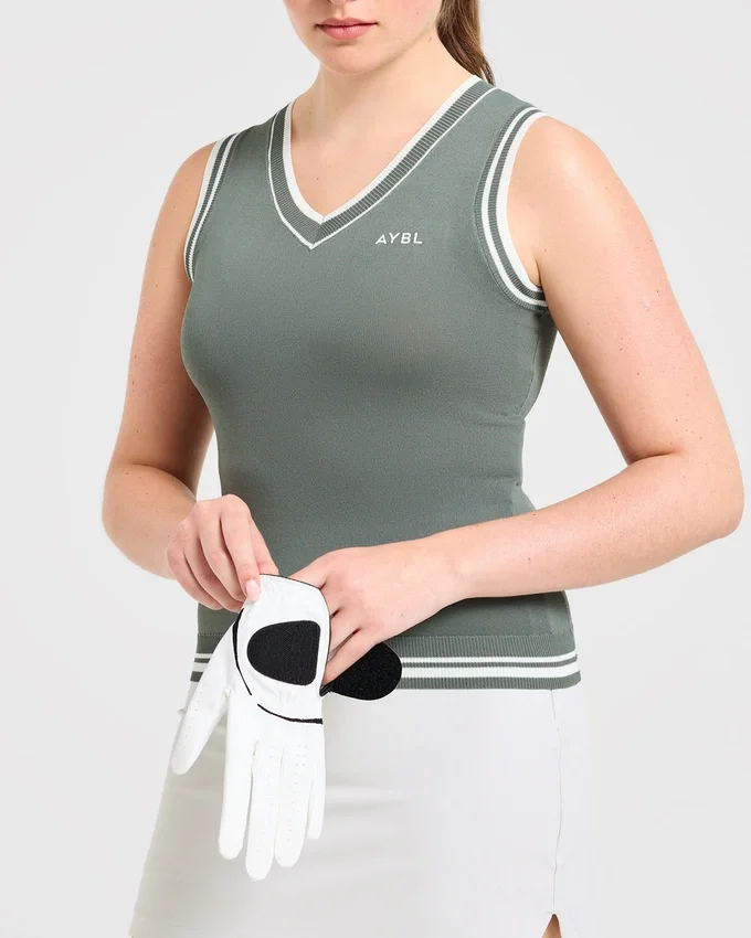 Classic Knitted V Neck Vest