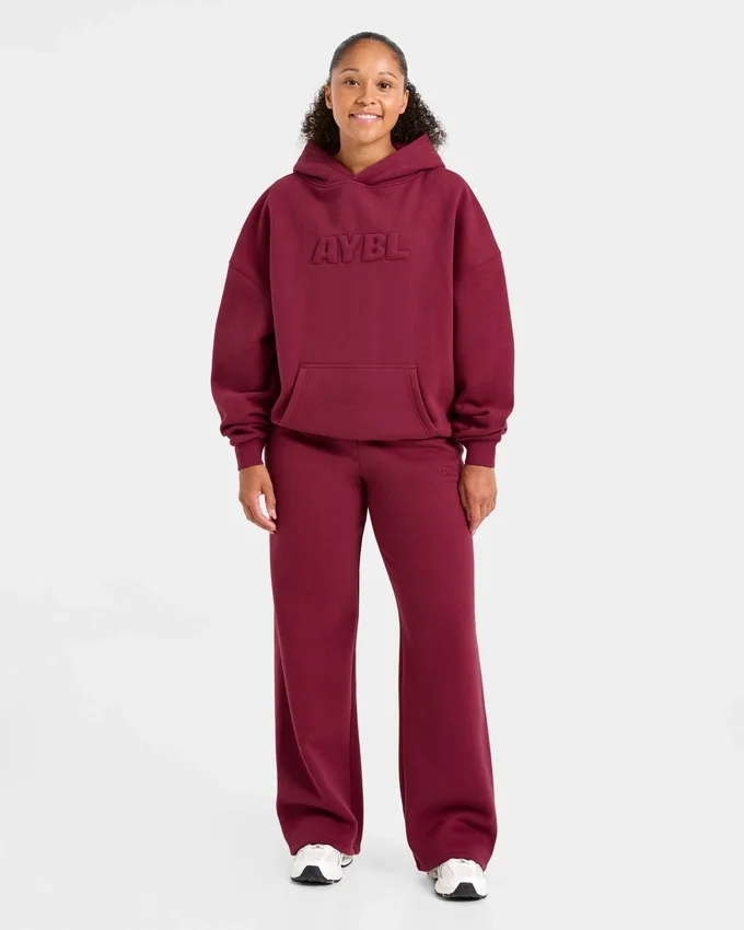 Classic Plush Oversized Straight Leg Joggers