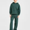 Classic Plush Oversized Straight Leg Joggers