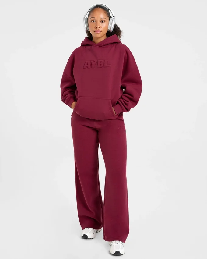 Classic Plush Oversized Straight Leg Joggers