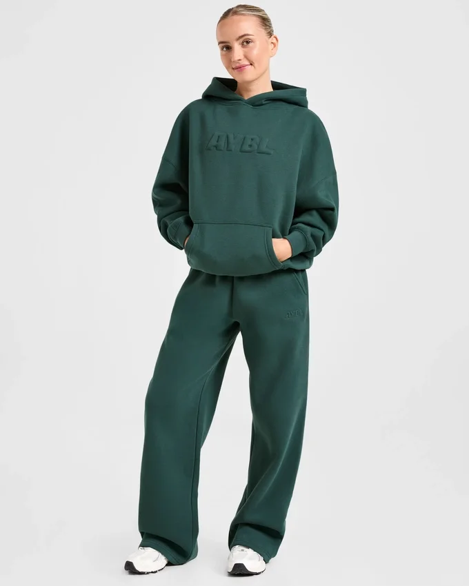 Classic Plush Oversized Straight Leg Joggers