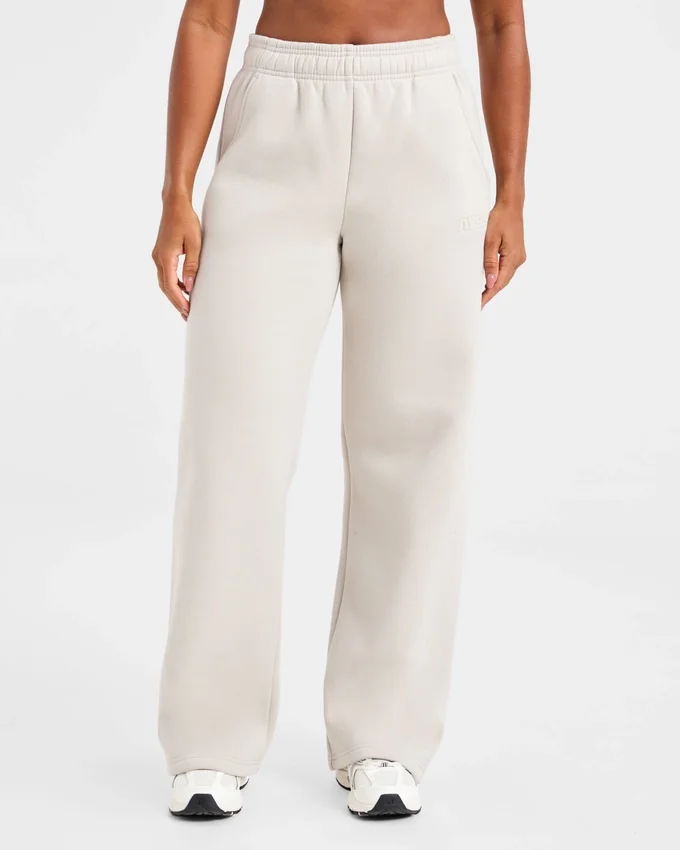 Classic Plush Oversized Straight Leg Joggers