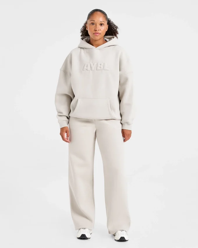 Classic Plush Oversized Straight Leg Joggers
