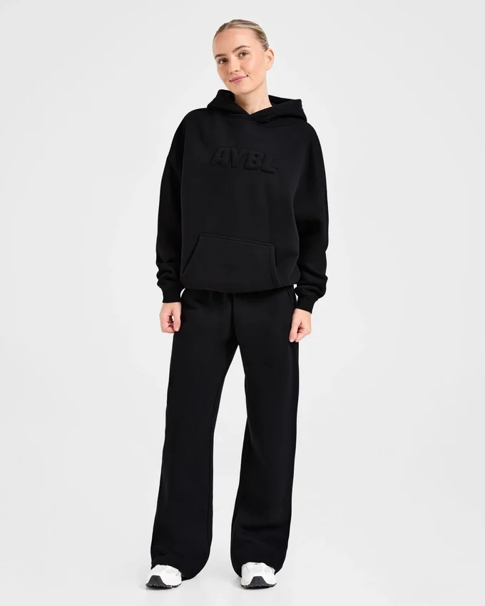 Classic Plush Oversized Straight Leg Joggers