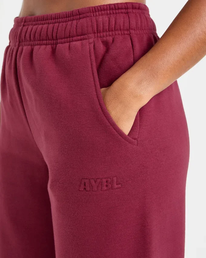 Classic Plush Oversized Straight Leg Joggers