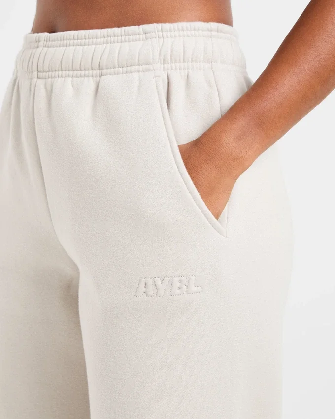 Classic Plush Oversized Straight Leg Joggers