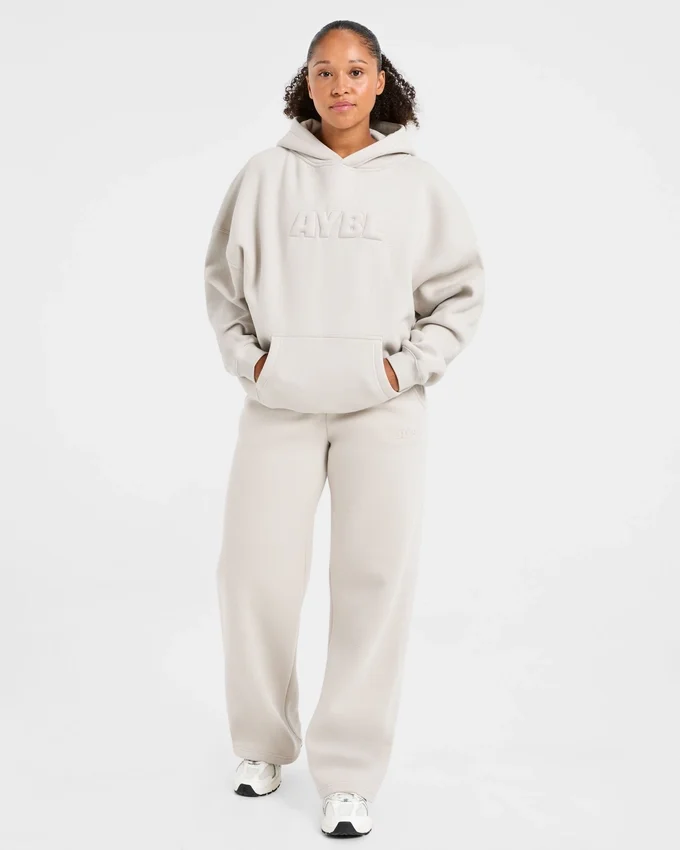 Classic Plush Oversized Straight Leg Joggers