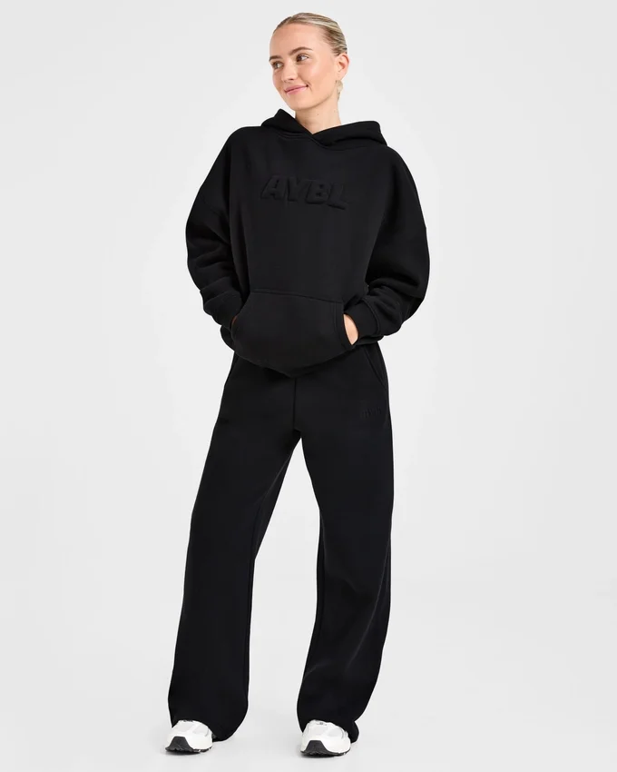 Classic Plush Oversized Straight Leg Joggers